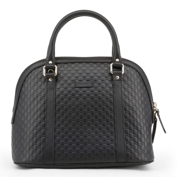 gucci micro gg grey leather convertible dome crossbody